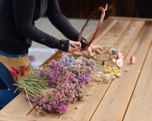 Load image into Gallery viewer, Dried Flower Magick Wreath Workshop at Veda Lux, 10/18/25
